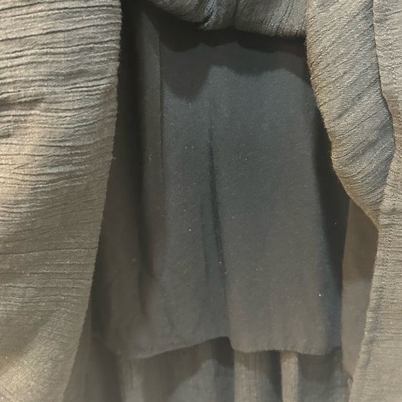 UMGEE Black Embroidered Tunic Dress Gauzy Boho Whimsy Goth Women Sz M - Picture 7 of 10